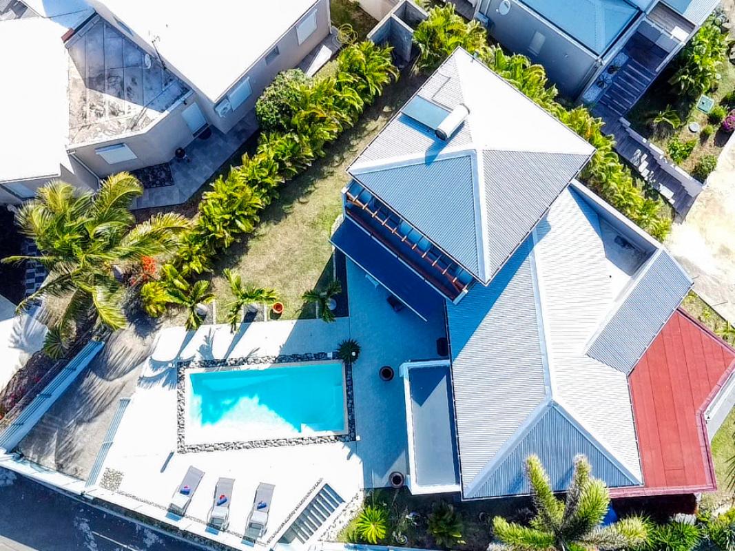 25 Location villa Andrea 3 chambres 6 personnes vue mer et piscine à sainte anne en guadeloupe - vue d'ensemble